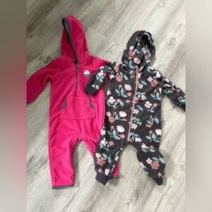 Carters 9 months fleece jumpsuit